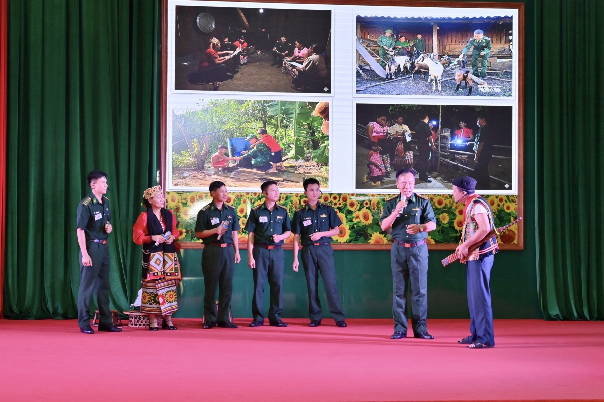 Phần thi tuyên truyền của Bộ đội Biên phòng tỉnh Nghệ An