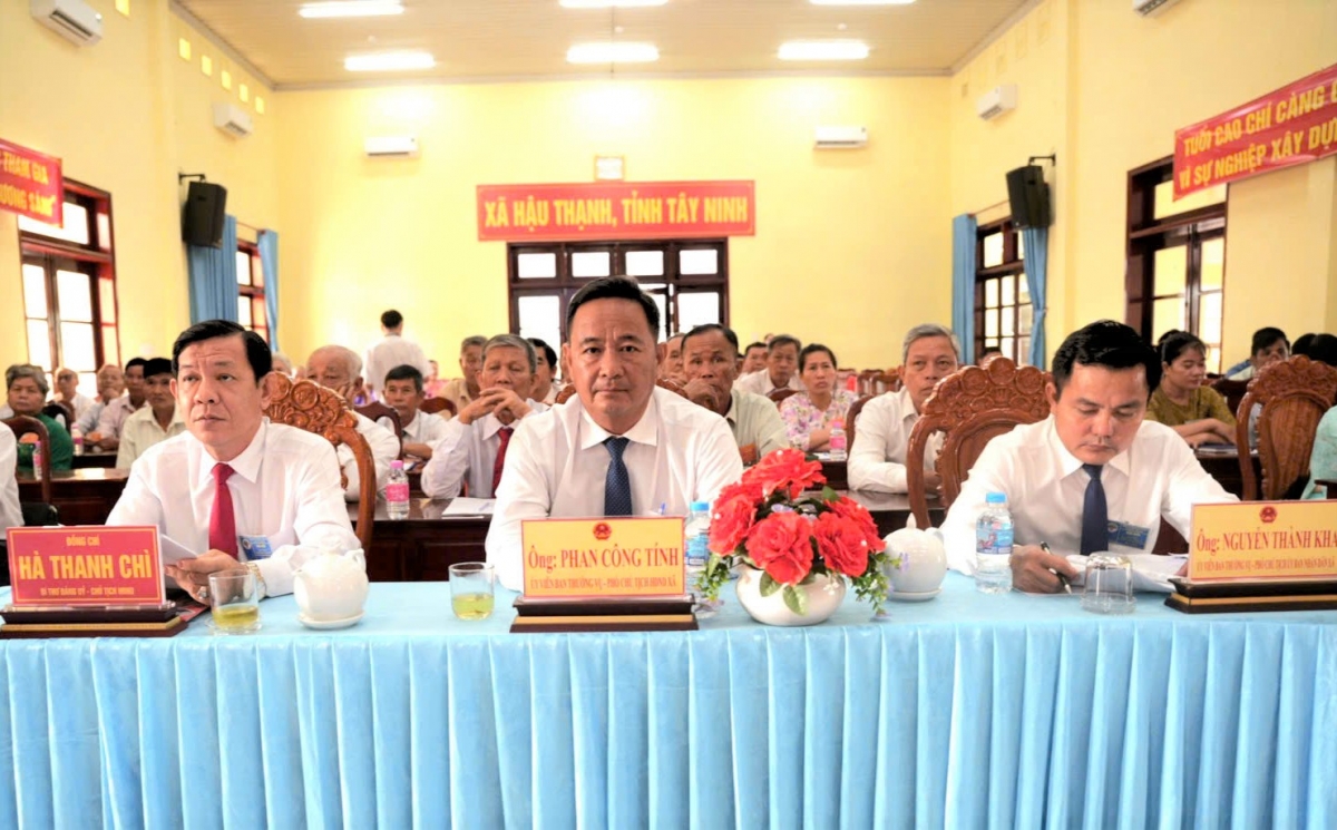 Tổ chức thành công Đại hội Hội NCT xã Hậu Thạnh lần thứ I