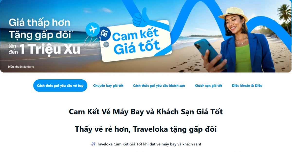Tận dụng khuyến mãi trên Traveloka 