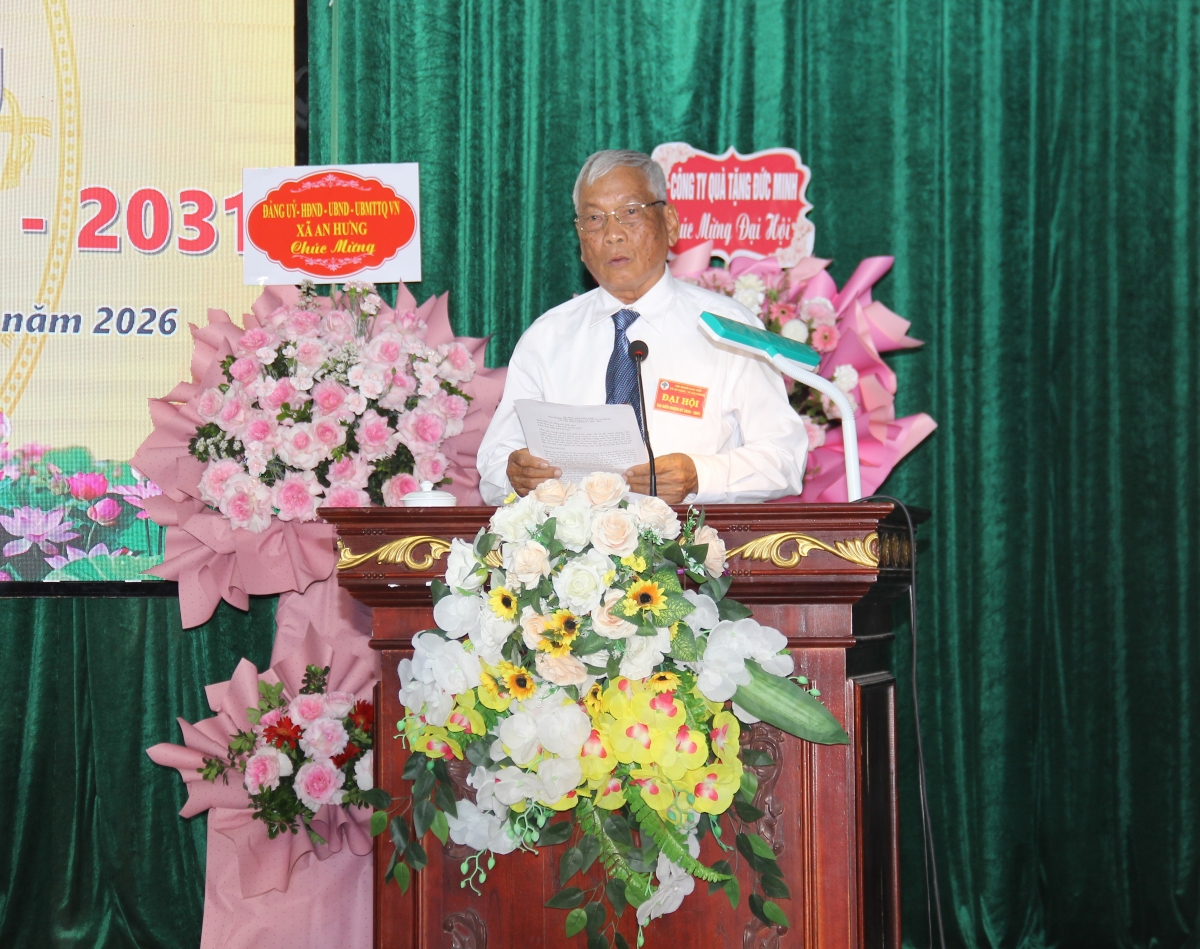 Ông Lê Xuân Chuyên được tín nhiệm bầu giữ chức Chủ tịch Hội Người cao tuổi xã An Hưng nhiệm kỳ 2026–2031.