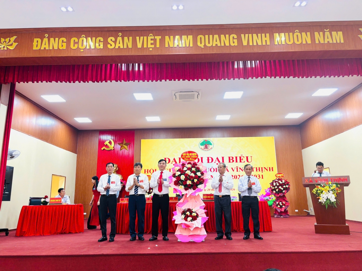 ông Nguyễn Ngọc Quyền – Phó Bí thư Thường trực Đảng ủy xã Vĩnh Thịnh 