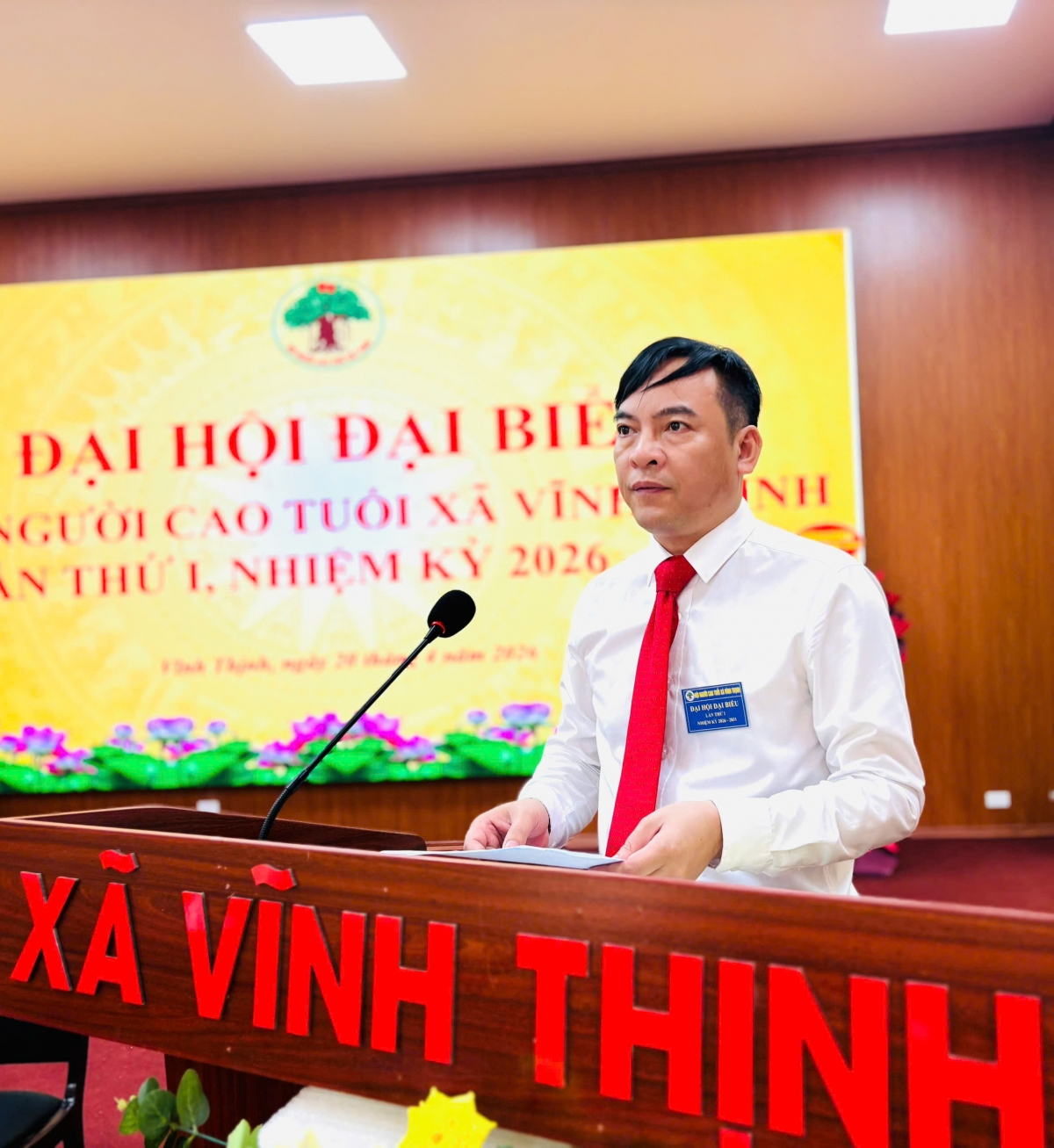 ông Nguyễn Ngọc Quyền – Phó Bí thư Thường trực Đảng ủy xã Vĩnh Thịnh 