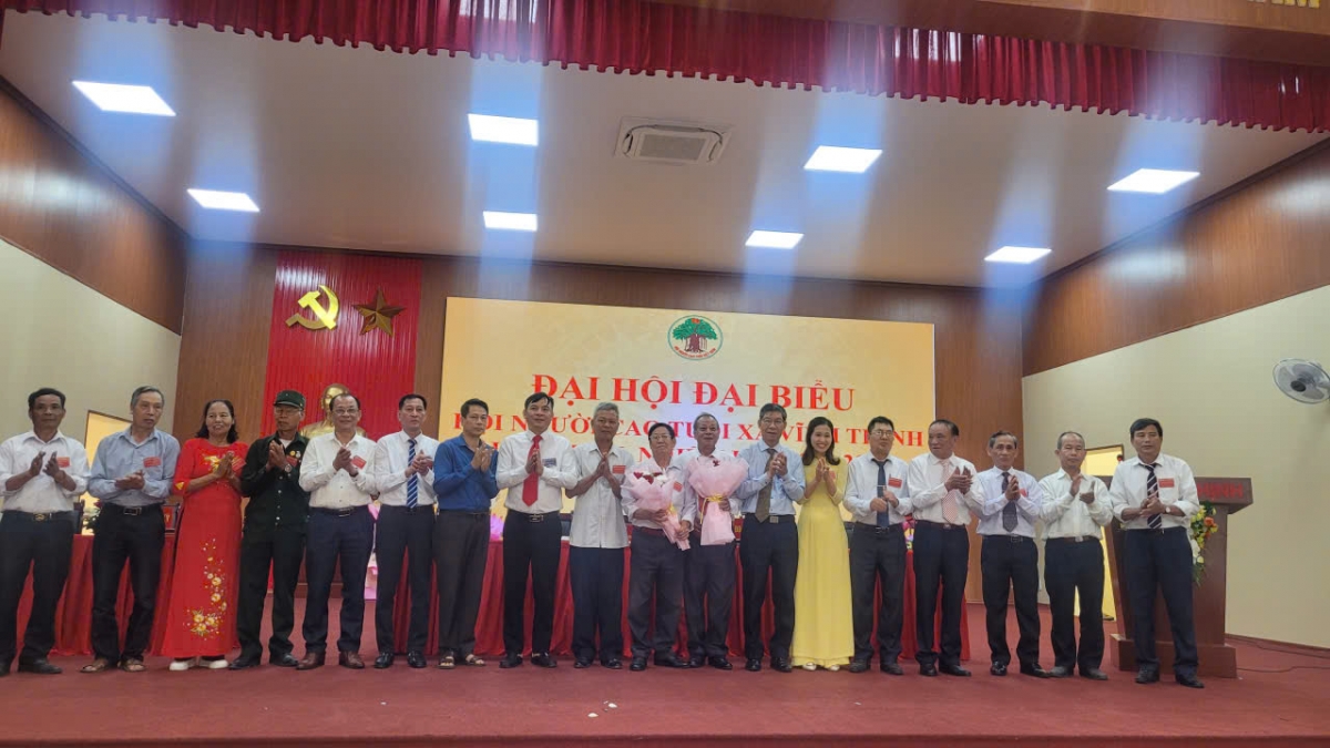 Đại hội đại biểu Hội Người cao tuổi xã Vĩnh Thịnh lần thứ I đã thành công tốt đẹp