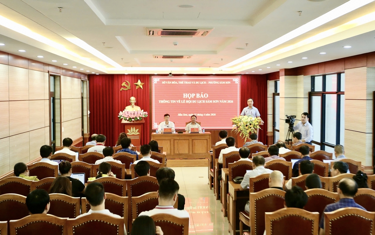 Phường Sầm Sơn Họp báo thông tin về Lễ hội du lịch biển Sầm Sơn năm 2026