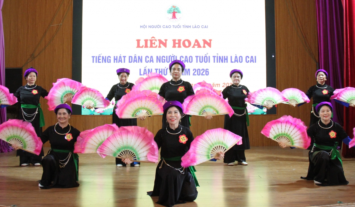 Ngân vang tiếng hát dân ca Người cao tuổi nơi miền biên cương Lào Cai