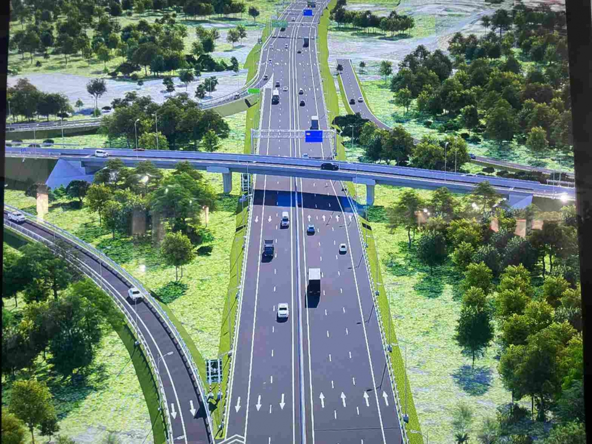 Phối cảnh dự án cao tốc TP HCM - Thủ Dầu Một - Phú Giáo - Chơn Thành. Nguồn ảnh UBND TP.HCM.
