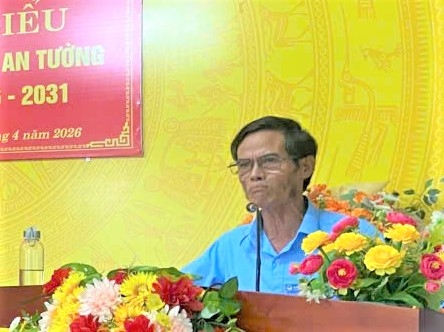 Ông Nguyễn Quang Sơn phát biểu