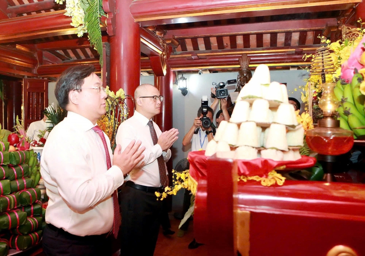 PHÚ THỌ: TỔ CHỨC LỄ GIỖ QUỐC TỔ LẠC LONG QUÂN, TƯỞNG NIỆM TỔ MẪU ÂU CƠ