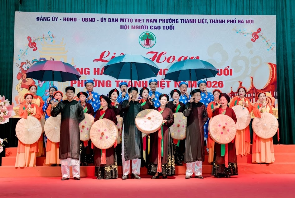 Ngân vang làn điệu dân ca người cao tuổi Thanh Liệt