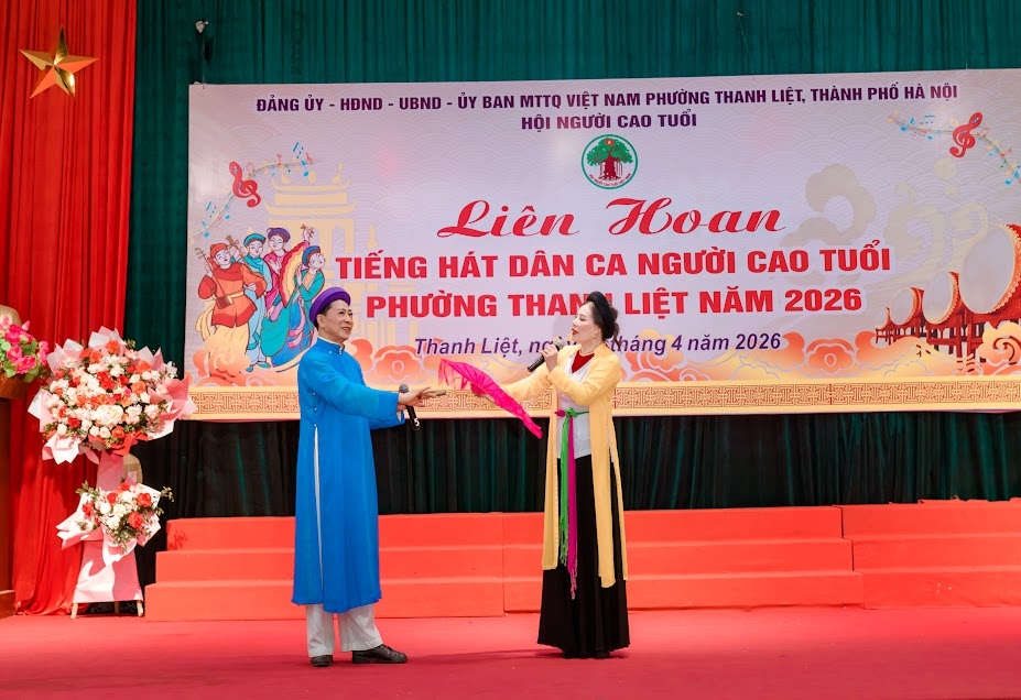 Ngân vang làn điệu dân ca người cao tuổi Thanh Liệt