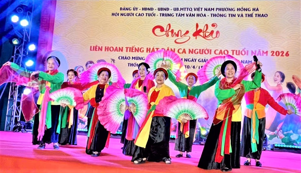 Một tiết mục tại Liên hoan