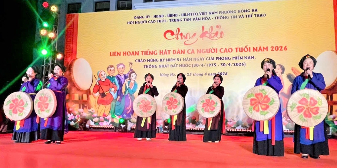 Một tiết mục tại Liên hoan