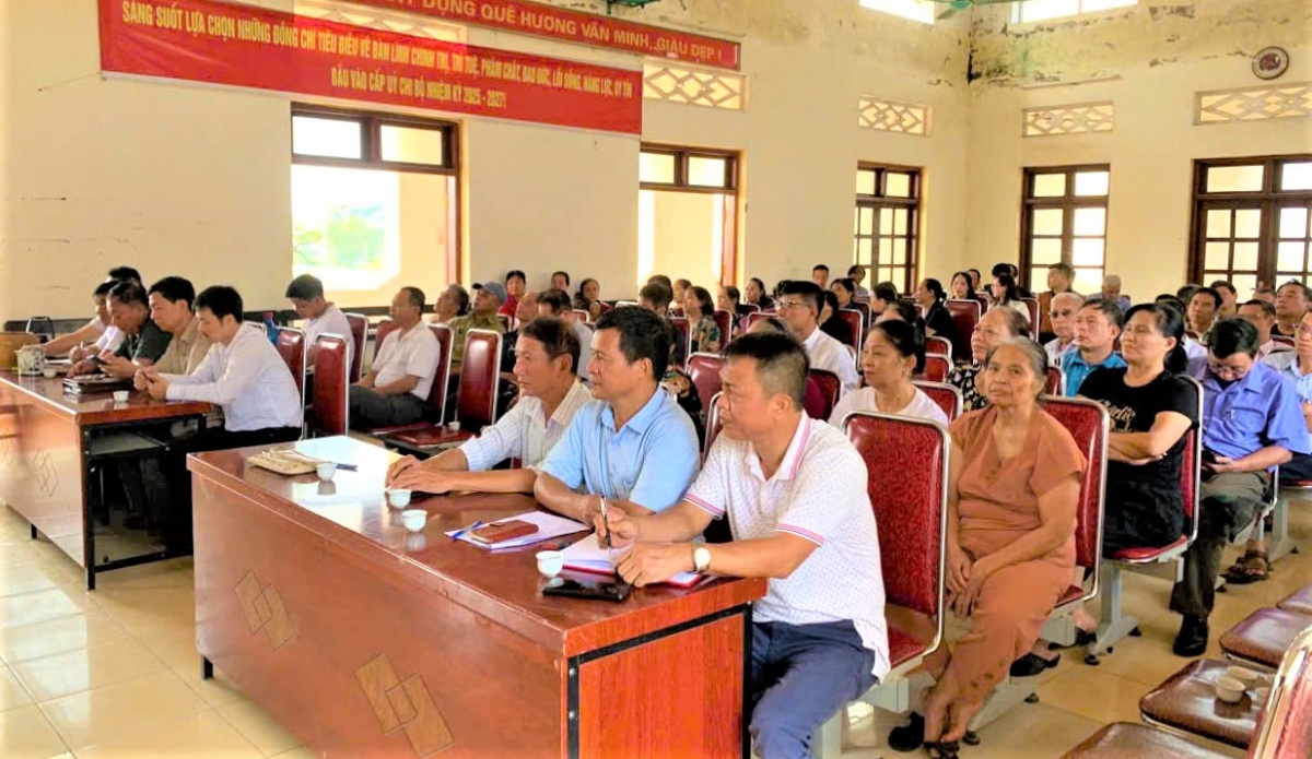 NCT xã Vình Thanh, TP Hà Nội tham dự Hội nghị