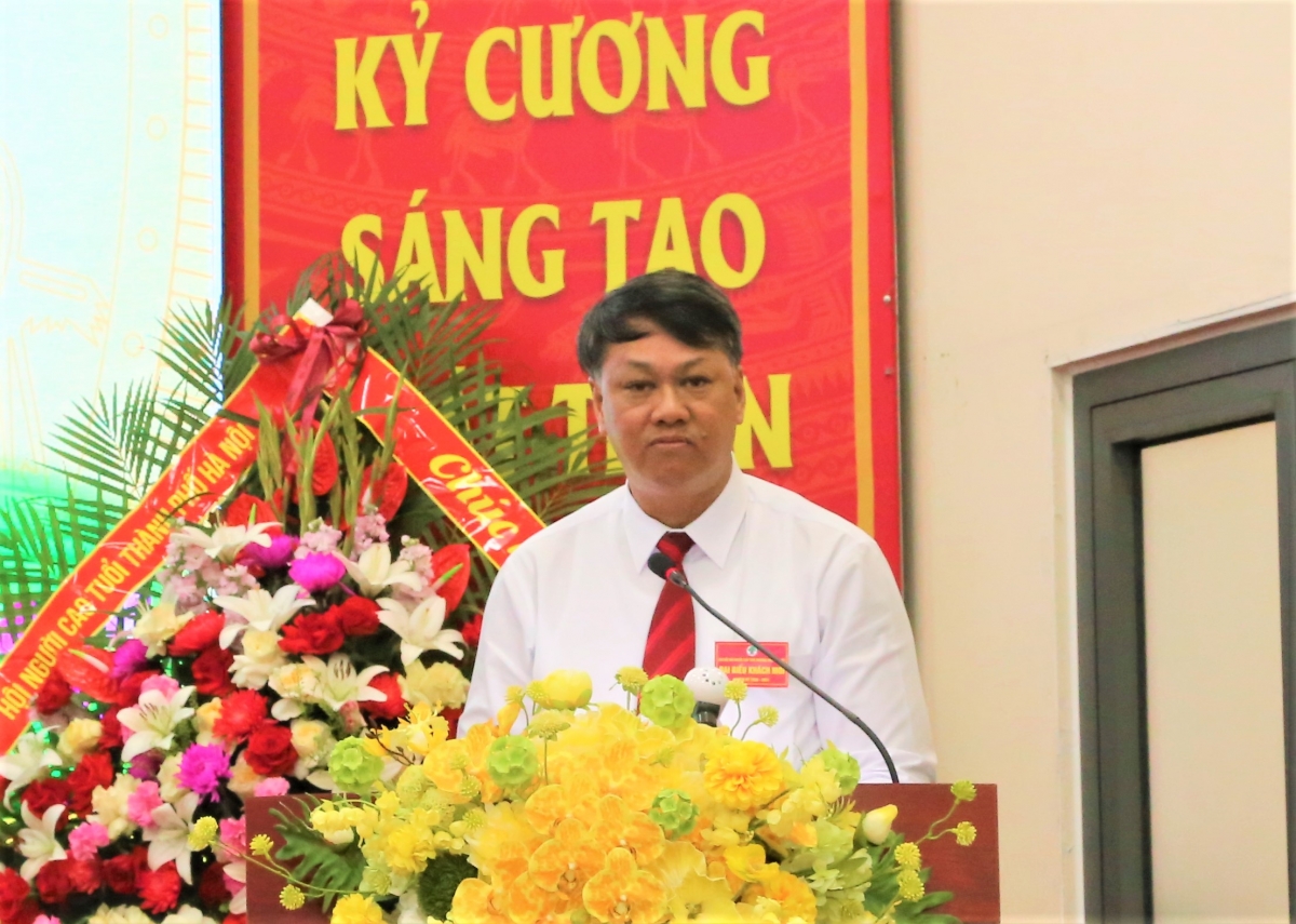 Ông Nguyễn Minh Tiến phát biểu