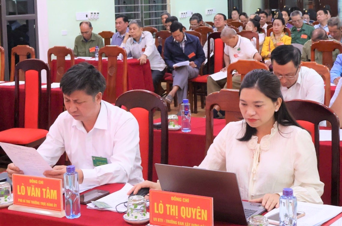 Dấu mốc quan trọng của Hội NCT xã Mường Luân sau sáp nhập