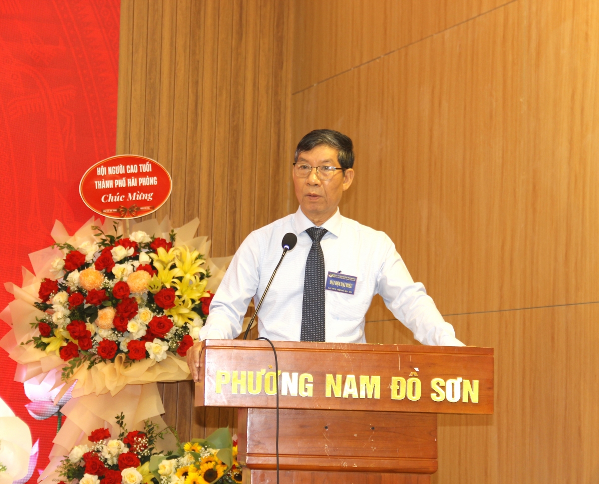 Ông Lê Văn Nhã, Chủ tịch Hội Người cao tuổi TP Hải Phòng 