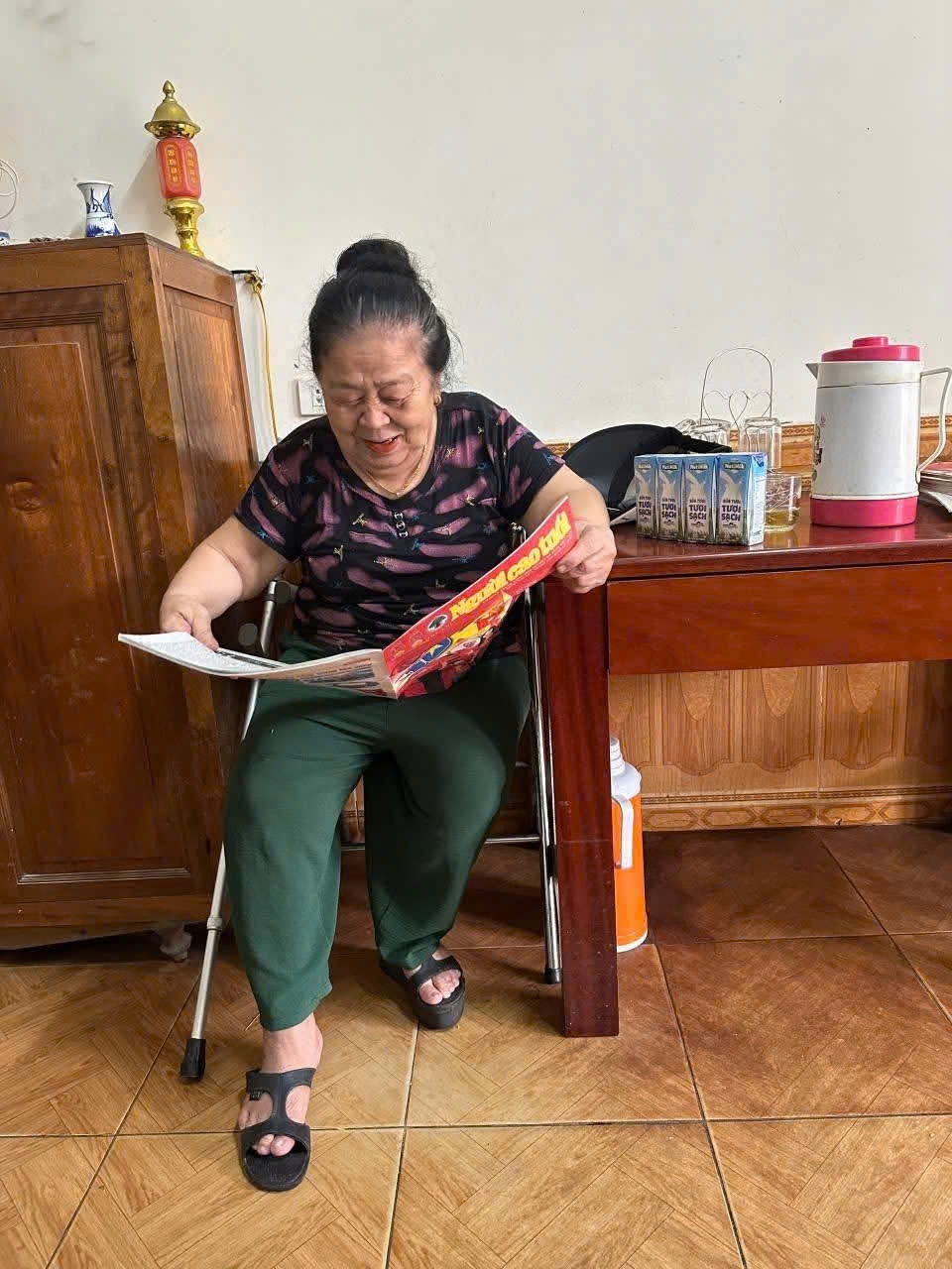 Món quà tinh thần từ Tạp chí Người cao tuổi là nguồn động viên các thương bệnh binh tại trung tâm