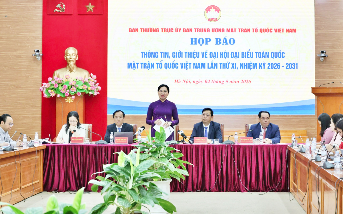 Đại hội đại biểu toàn quốc Mặt trận Tổ quốc Việt Nam diễn ra từ ngày 11-13/5