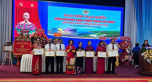 Trung ương Hội NCT Việt Nam khen thưởng các tập thể và cá nhân có thành tích xuất sắc trong công tác Hội giai đoạn 2021–2026.