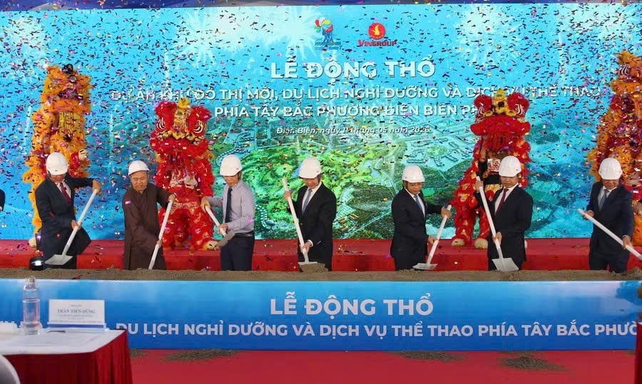 Điện Biên động thổ dự án khu đô thị mới, du lịch nghỉ dưỡng và dịch vụ thể thao hơn 23.600 tỷ đồng.