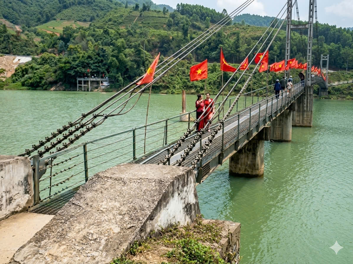 Khám phá vẻ đẹp bình yên của Bản Mạ bên dòng sông Chu