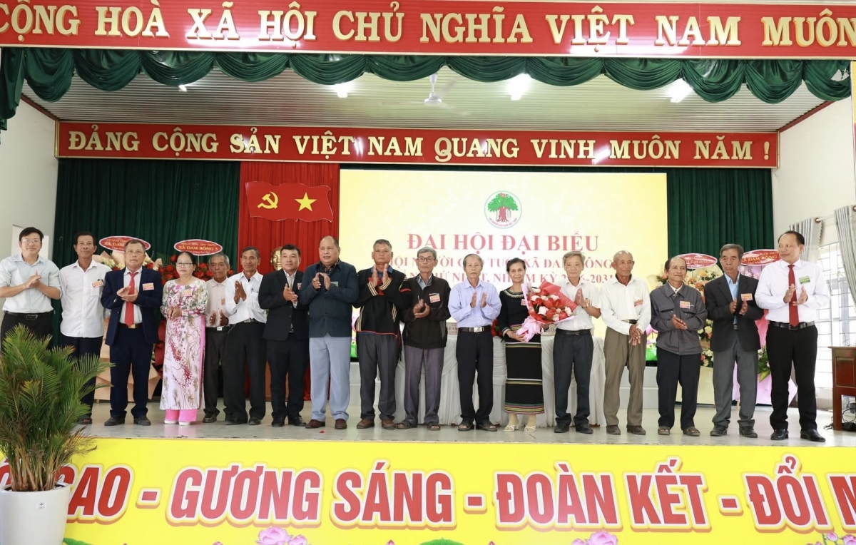 BCH Hội Người cao tuổi xã Đam Rông 3 ra mắt Đại hội
