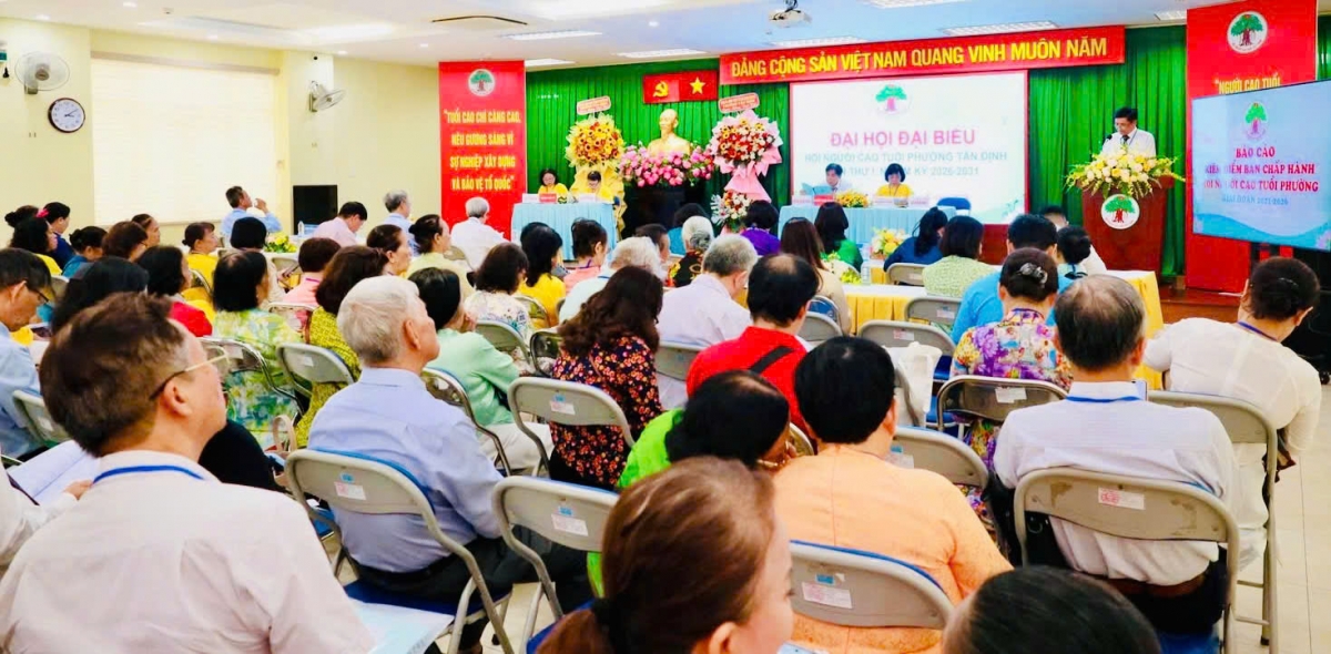Đại hội đại biểu lần thứ I Hội Người cao tuổi phường Tân Định nhiệm kỳ 2026-2031.