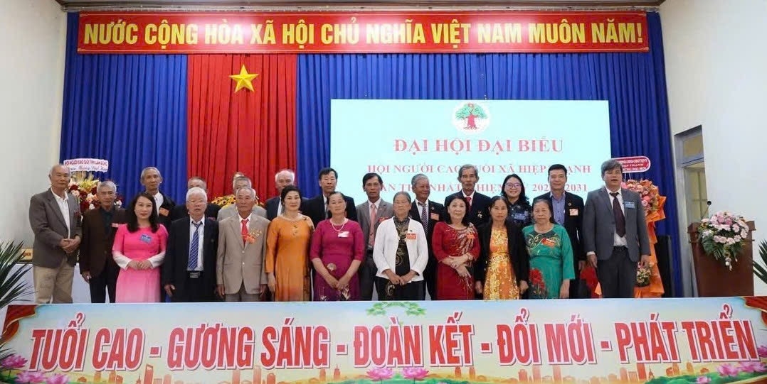 BCH Hội Người cao tuổi xã Hiệp Thạnh ra mắt Đại hội