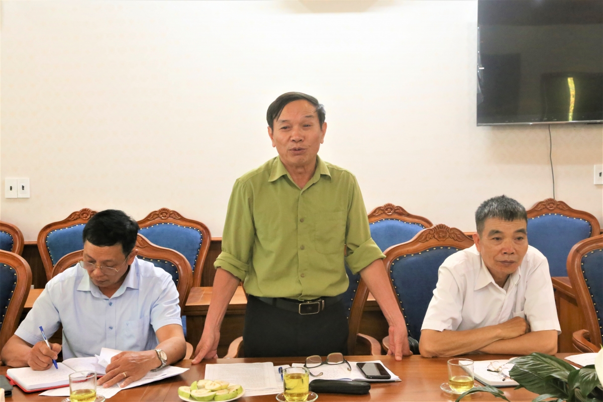 Đại biểu xã Dân Hòa phát biểu