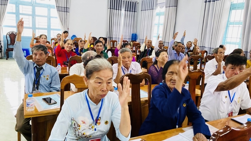 Ông Tống Văn Tưởng làm Chủ tịch Hội Người cao tuổi xã Cát Tiên 3