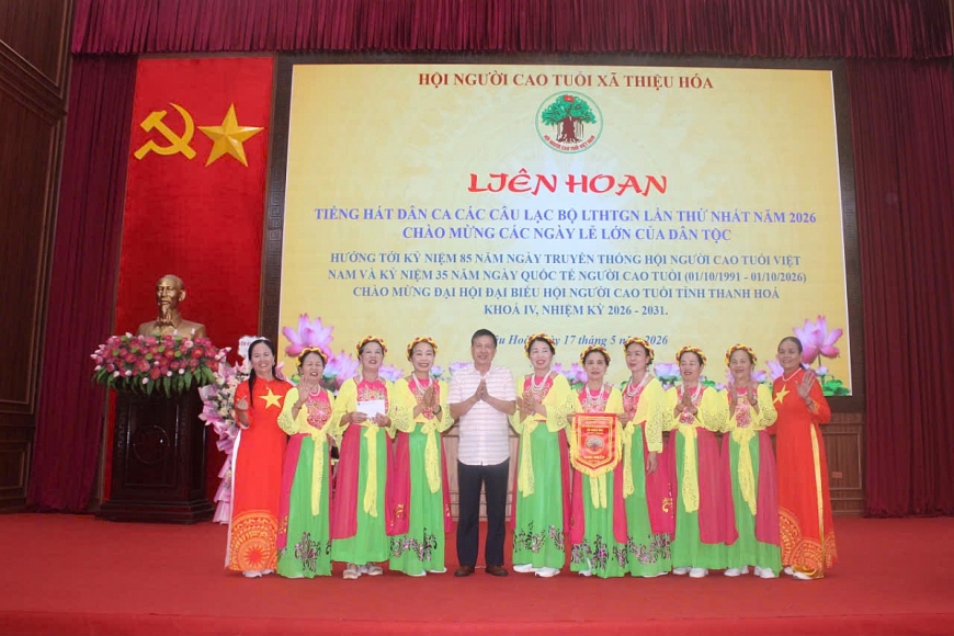 Sôi nổi đồng diễn dưỡng sinh và Liên hoan tiếng hát dân ca NCT năm 2026