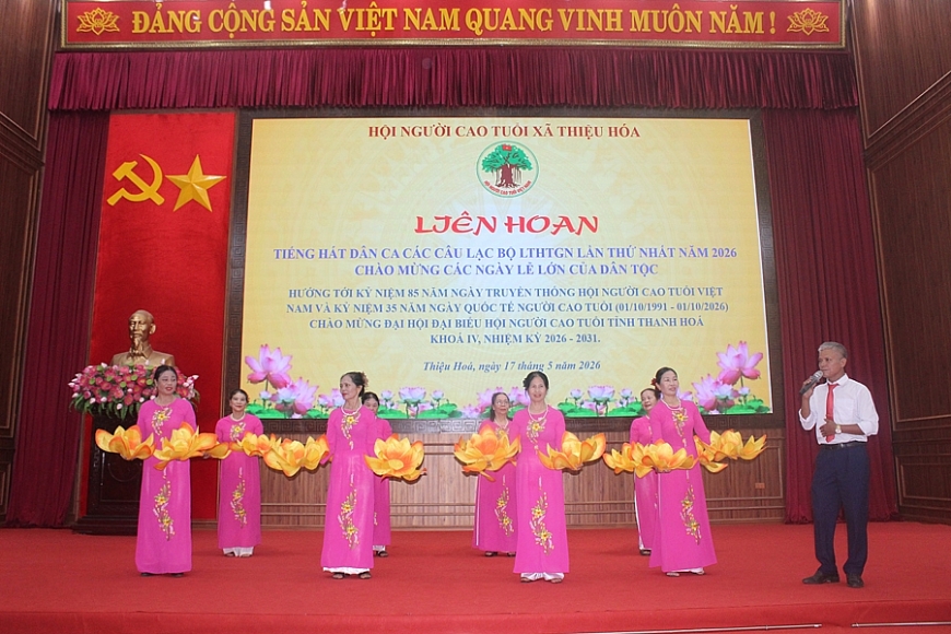 Sôi nổi đồng diễn dưỡng sinh và Liên hoan tiếng hát dân ca NCT năm 2026