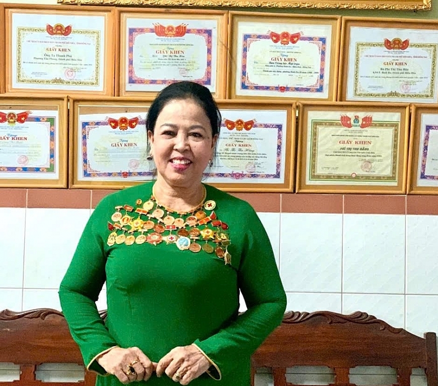 Bà Hoàng Thị Mười.