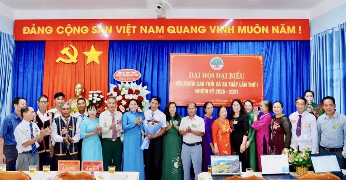 Ban chấp hành Hội NCT xã Sa Thầy, nhiệm kỳ 2026 - 2031.