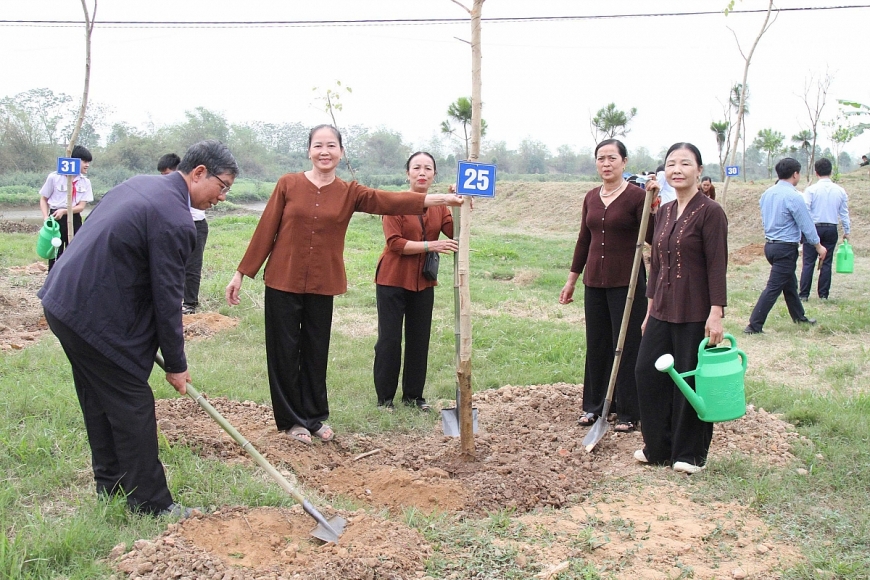 Lan tỏa phong trào trồng cây, góp phần bảo vệ môi trường