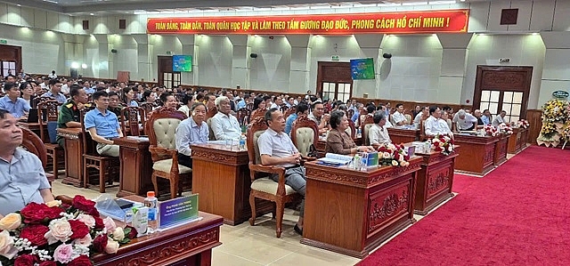 Đại biểu tham dự Hội nghị công bố điều chỉnh Quy hoạch tỉnh Đồng Tháp.