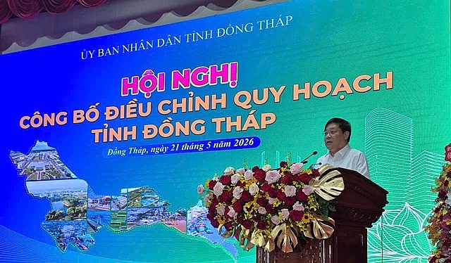 Ông Phạm Thành Ngại, Chủ tịch UBND tỉnh Đồng Tháp, phát biểu chỉ đạo tại hội nghị.