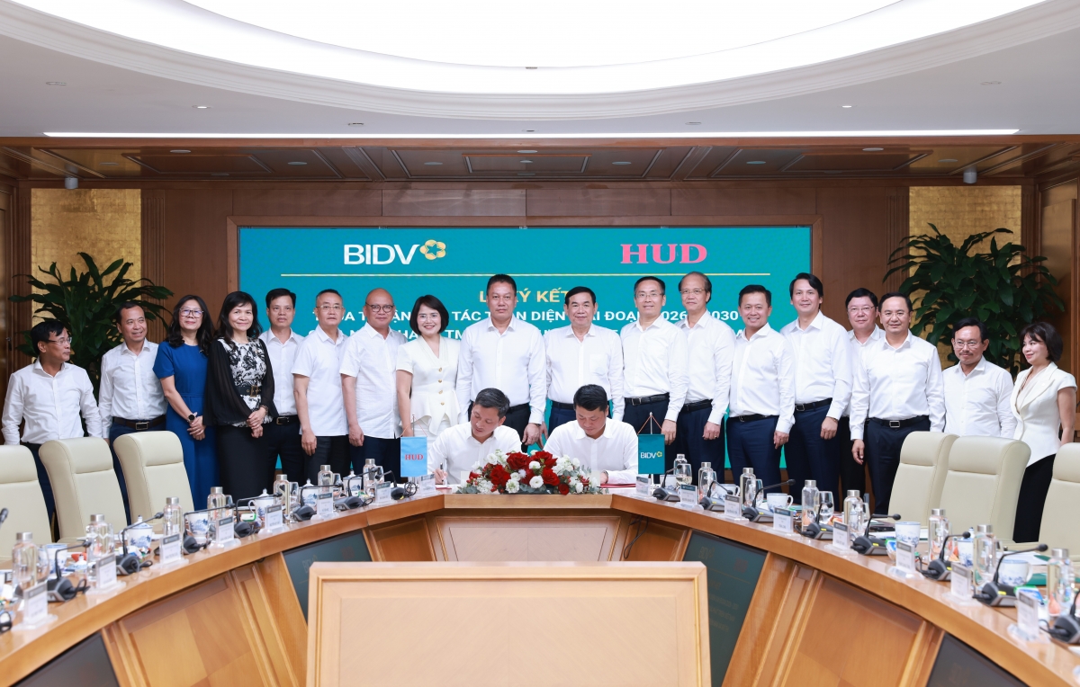 BIDV và HUD tăng cường hợp tác hướng tới phát triển bền vững