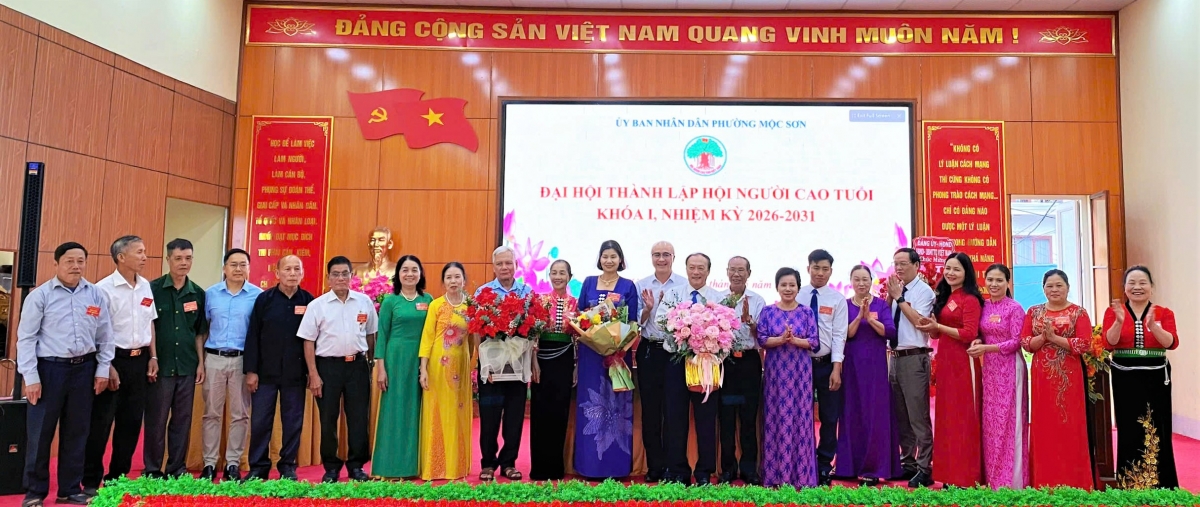 Ban Chấp hành Hội NCT phường Mộc Sơn ra mắt Đại hội