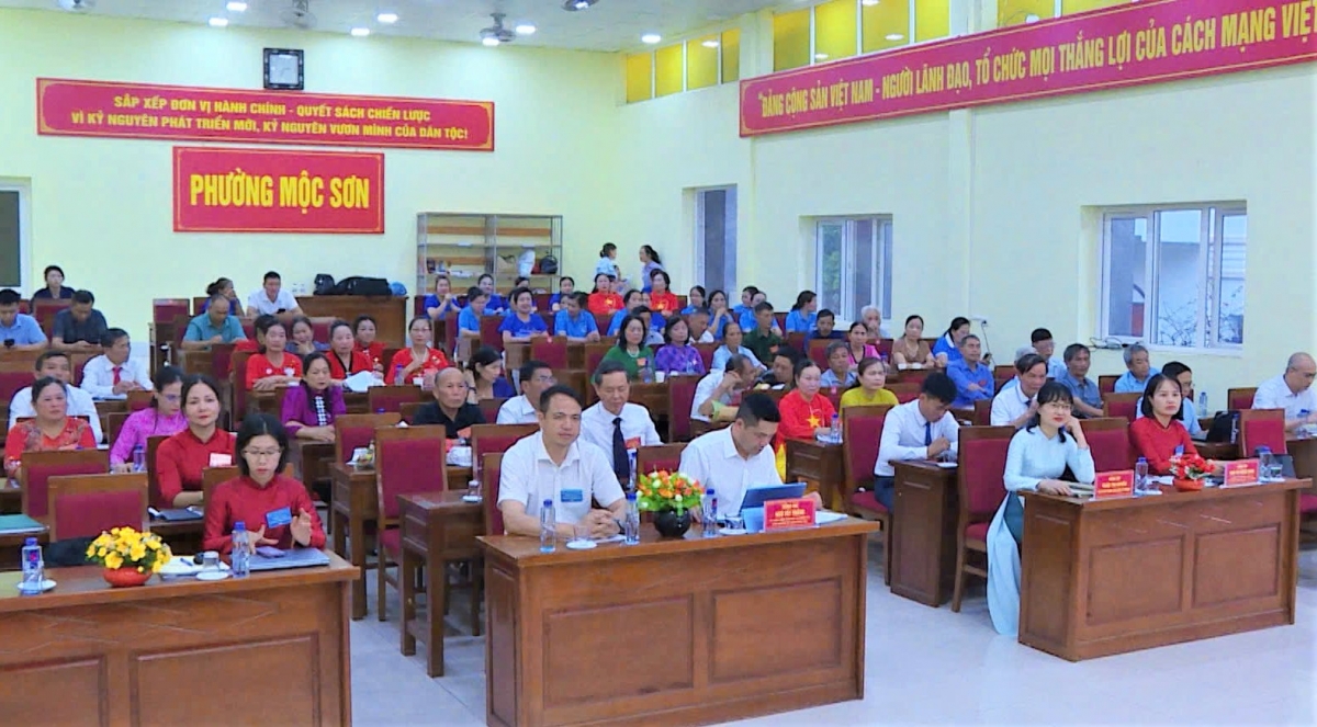 Phường Mộc Sơn hoàn thiện tổ chức Hội NCT theo mô hình chính quyền mới