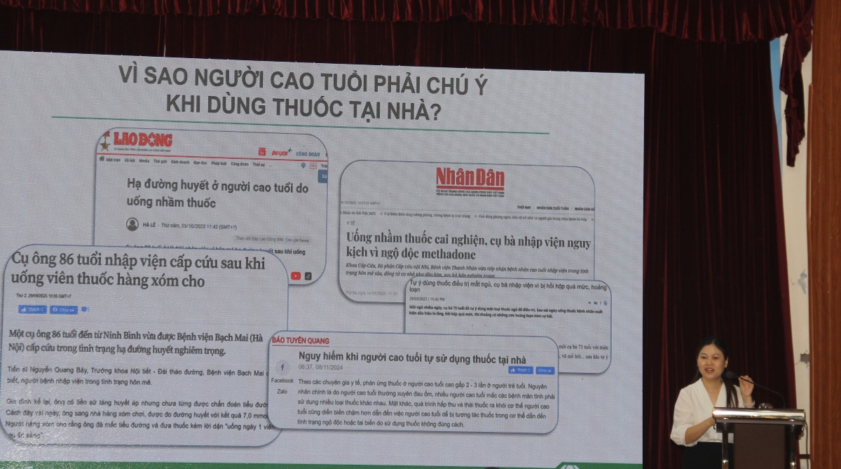 dược sĩ Phạm Thị Loan, đại diện Công ty Cổ phần Traphaco