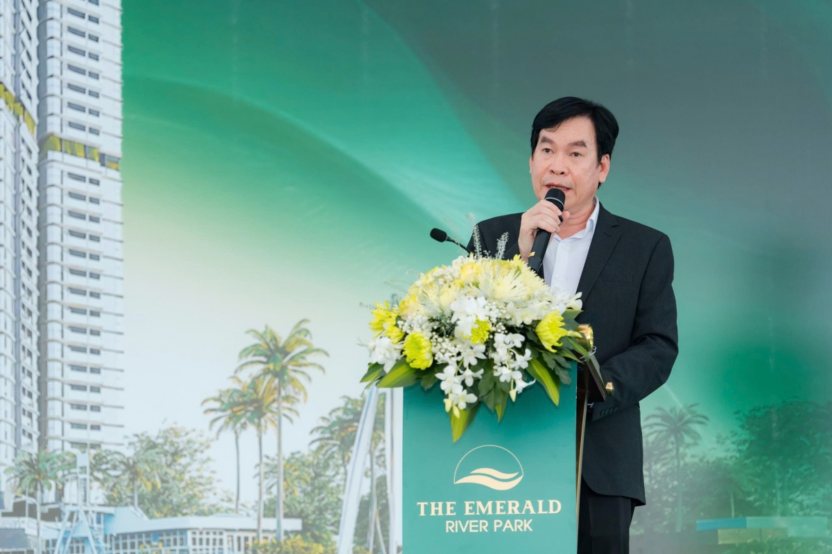 Ông Bùi Ngươn Phong – Chủ tịch HĐQT, Nhà sáng lập Hệ sinh thái Tập đoàn Lê Phong phát biểu tại sự kiện
