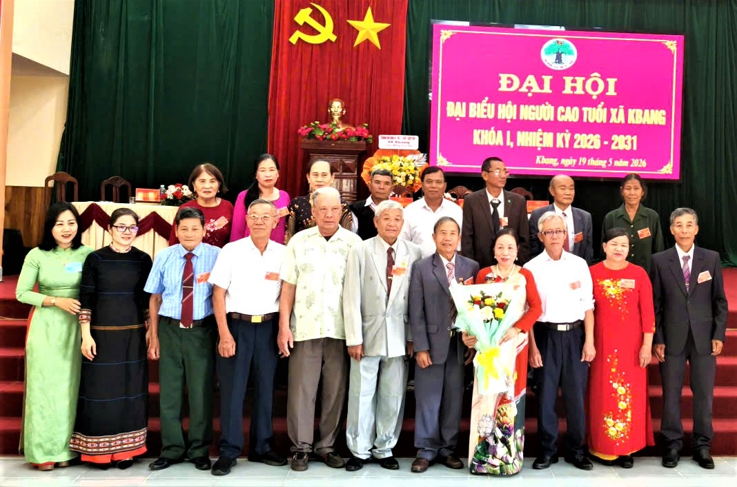 Ban Chấp hành Hội NCT xã Kbang ra mắt Đại hội