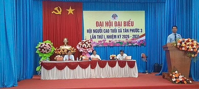 Đại hội đại biểu Hội NCT xã Tân Phước 3 lần thứ I, nhiệm kỳ 2026 – 2031.