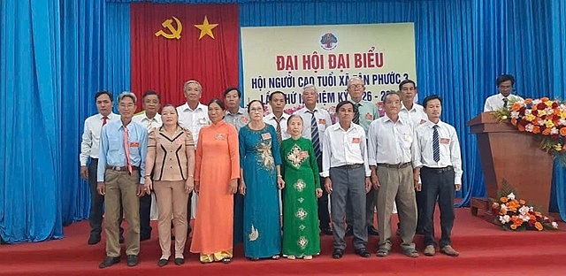 Ban Chấp hành Hội NCT xã Tân Phước 3 khóa I, nhiệm kỳ 2026 –2031 ra mắt Đại hội.