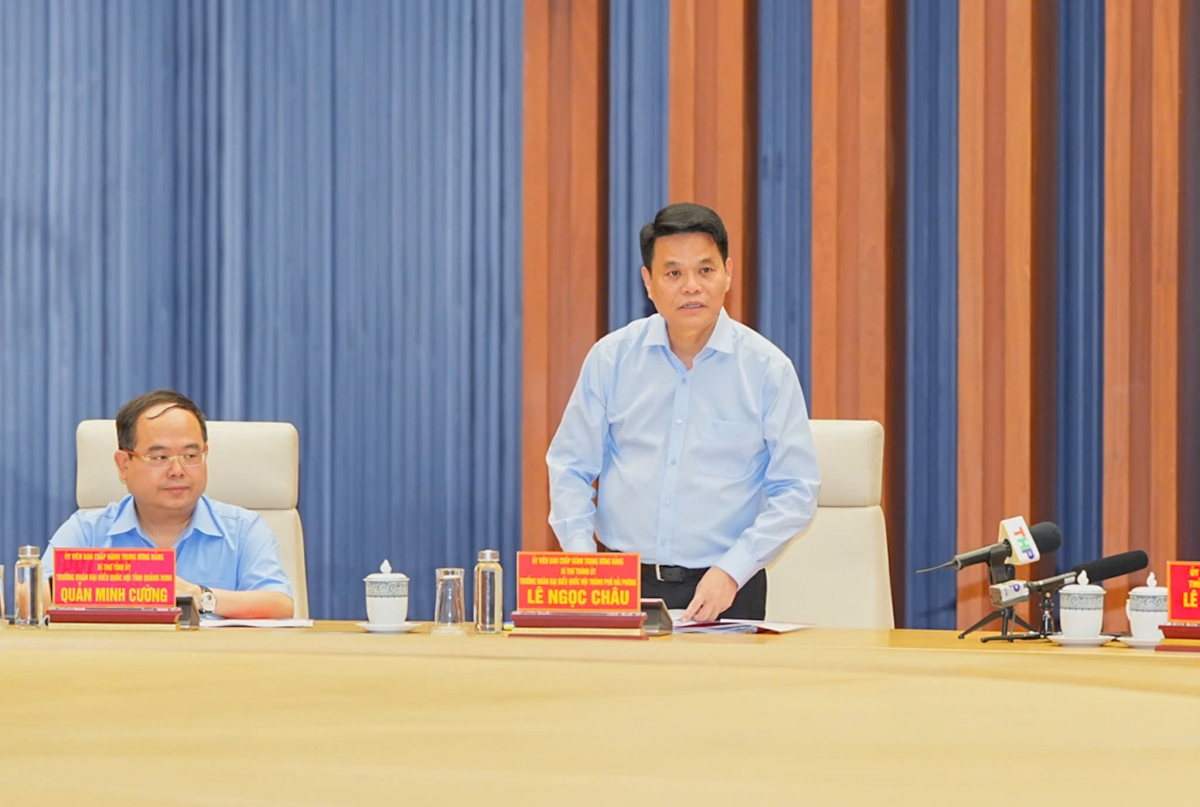 Bí thư Thành ủy Lê Ngọc Châu tiếp thu ý kiến chỉ đạo của Thủ tướng Chính phủ