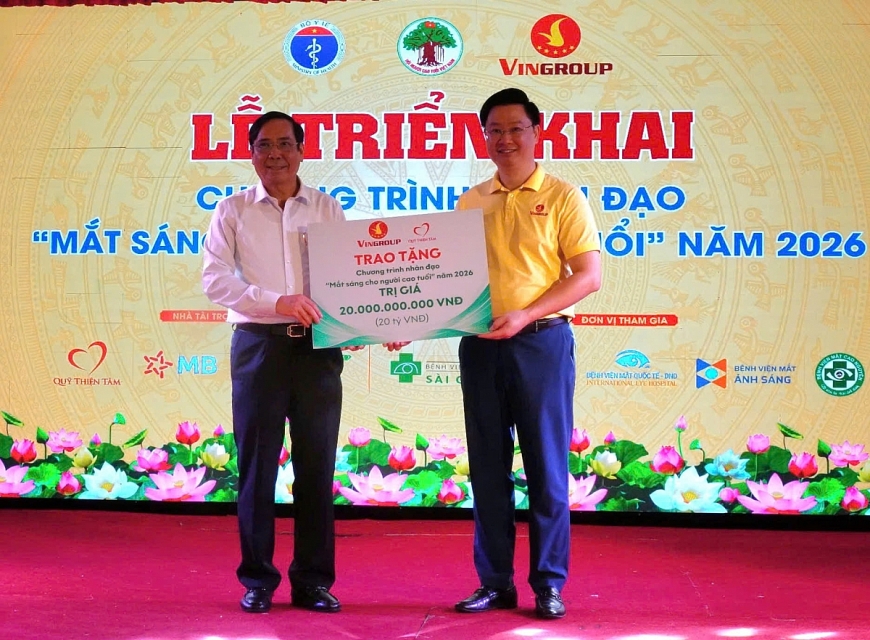 Triển khai Chương trình nhân đạo “Mắt sáng cho người cao tuổi” năm 2026