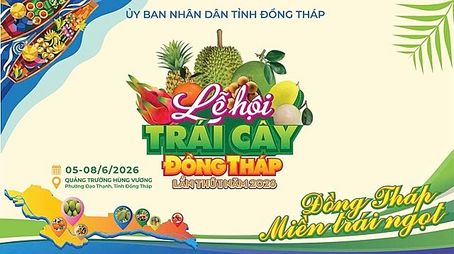Lễ hội sẽ diễn ra từ ngày 5 đến 8/6/2026 (Lễ khai mạc diễn ra vào lúc 20 giờ tối 5/6 tại sân khấu chính Quảng trường Hùng Vương, phường Đạo Thạnh, tỉnh Đồng Tháp).