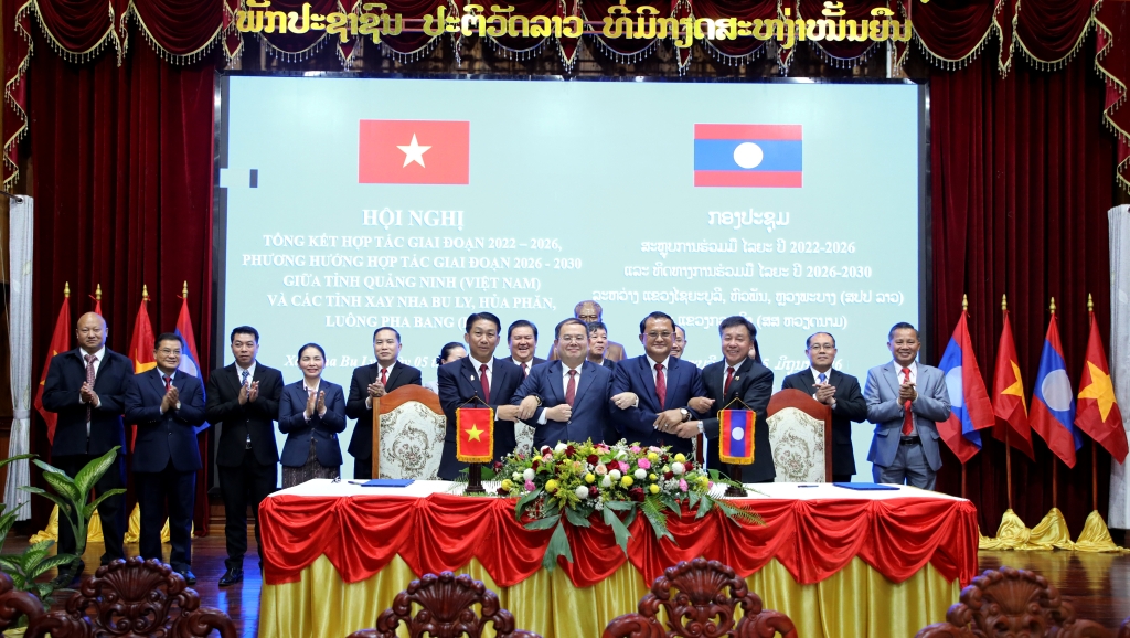 Hợp tác bền chặt giữa tỉnh Quảng Ninh với 3 tỉnh Bắc Lào