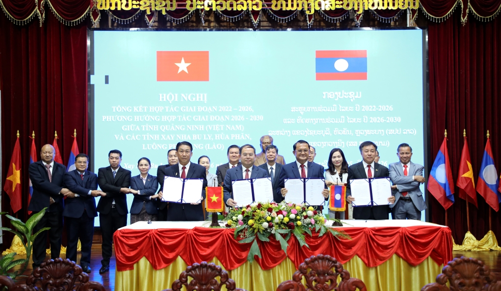 Hợp tác bền chặt giữa tỉnh Quảng Ninh với 3 tỉnh Bắc Lào